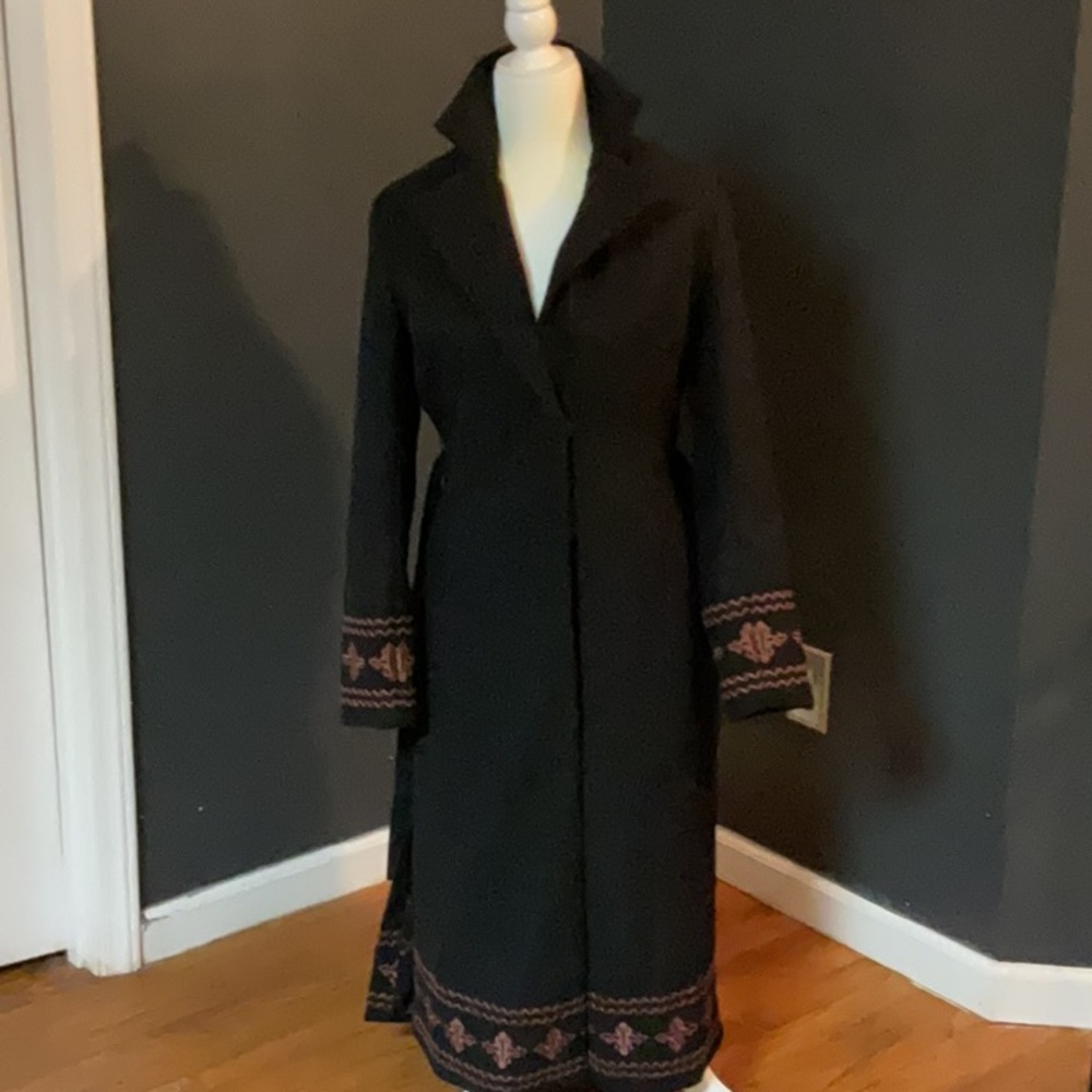 SHYANNE WOMENS SOUTHWESTERN EMBROIDERY COAT